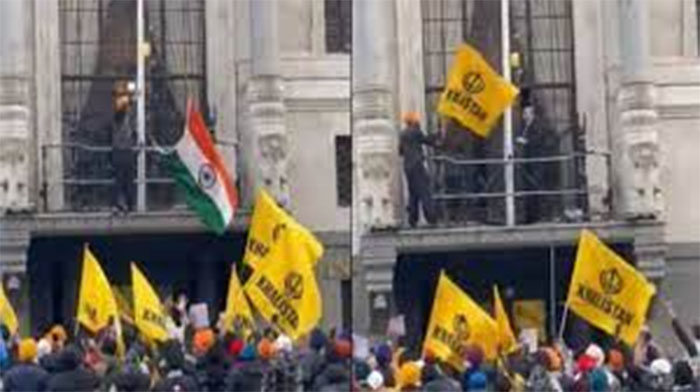 भारतीय दूतावास से ब्रिटेन में तिरंगा उतारने पर दिल्ली पुलिस ने दर्ज की FIR